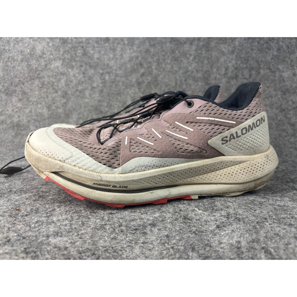 Salomon Pulsar Trail Running Shoes Womens 8.5 Mauve Pink Energy Blade 416046